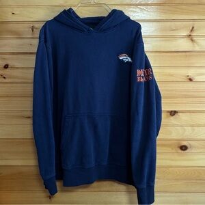 NFL Pro Line Denver Broncos Navy Hoodie XL
